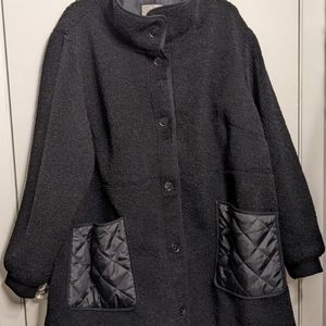 NWT LOFT Sherpa quilted jacket (22 Plus)